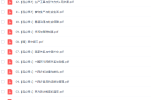 高中历史作业帮刘莹莹高二历史2021年秋季尖端班