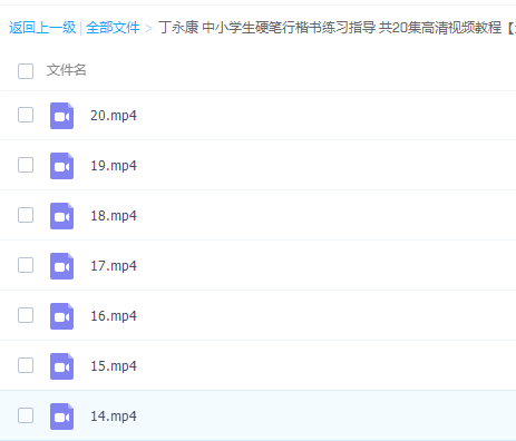 丁永康硬笔行楷书视频-中小学生硬笔行楷书练习指导插图 丁永康硬笔行楷书视频-中小学生硬笔行楷书练习指导插图