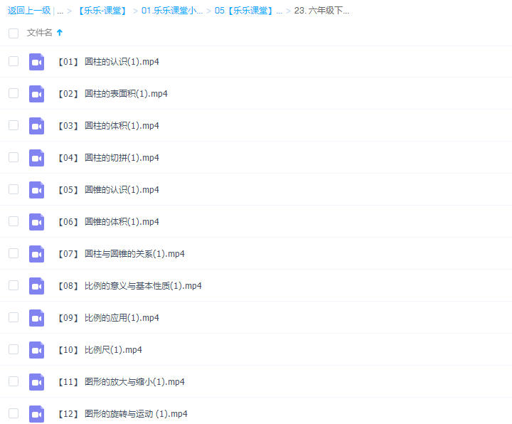 乐乐课堂小学数学六年级下册(I)视频课程插图 乐乐课堂小学数学六年级下册(I)视频课程插图