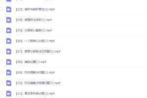 乐乐课堂小学数学五年级下册（II）视频课程