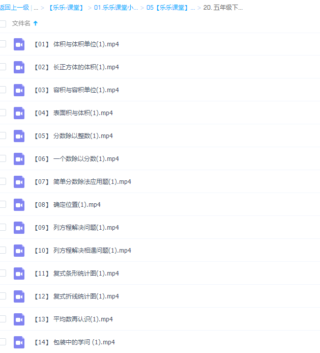 乐乐课堂小学数学五年级下册(II)视频课程插图 乐乐课堂小学数学五年级下册(II)视频课程插图