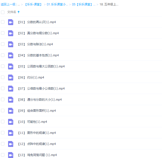 乐乐课堂小学数学五年级上册(II)视频课程插图 乐乐课堂小学数学五年级上册(II)视频课程插图