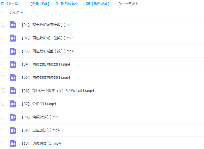 乐乐课堂小学数学一年级下册(II)视频课程插图 乐乐课堂小学数学一年级下册(II)视频课程插图