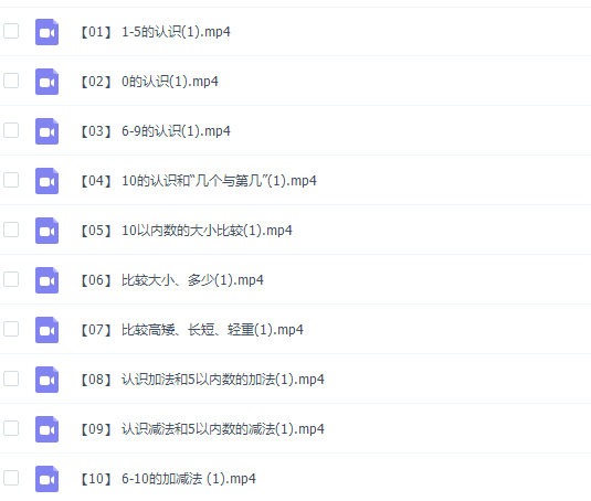 乐乐课堂小学数学一年级上册(I)视频课程插图 乐乐课堂小学数学一年级上册(I)视频课程插图
