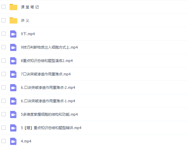 作业帮谢一凡高一生物2021年秋季尖端班课程插图 作业帮谢一凡高一生物2021年秋季尖端班课程插图