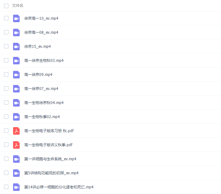 高途徐京2021秋季高一生物秋季系统班秋季班更新15讲插图1 高途徐京2021秋季高一生物秋季系统班秋季班更新15讲插图1