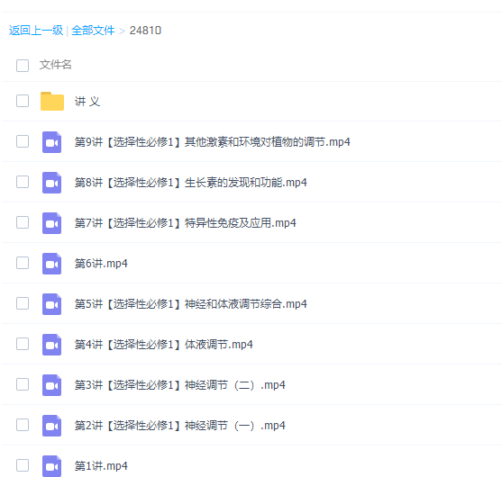 高二生物高途课堂张继光高二生物2021年暑假班完结插图 高二生物高途课堂张继光高二生物2021年暑假班完结插图