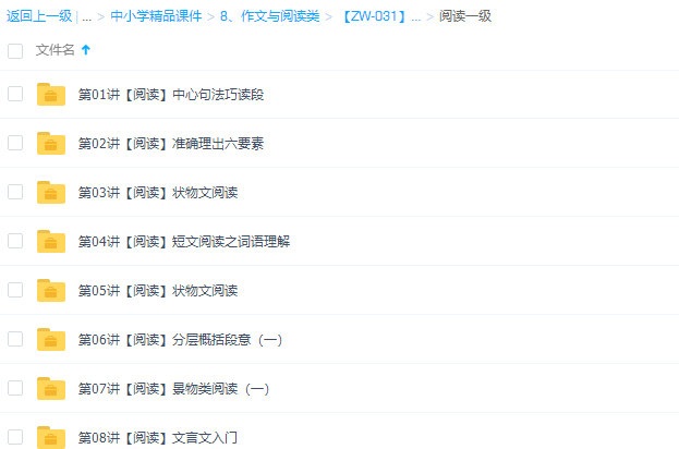 学而思经典小学3-6年级阅读理解一级完结插图 学而思经典小学3-6年级阅读理解一级完结插图