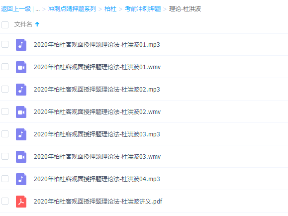 2020杜洪波司法考试客观考前押题理论插图
