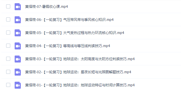 作业帮黄怿莜2021年高考高三地理尖端暑假班完结插图 作业帮黄怿莜2021年高考高三地理尖端暑假班完结插图