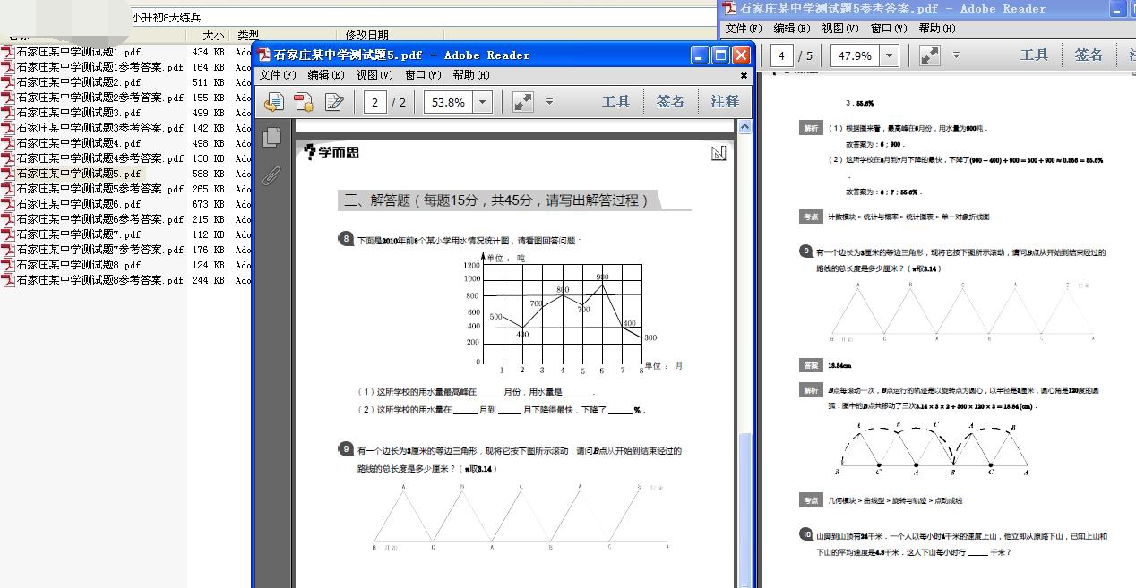 小升初数学8天练兵插图
