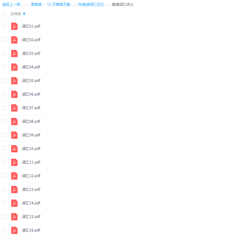 万娘娘实用英语急速词汇记忆篇30节(完结)插图2