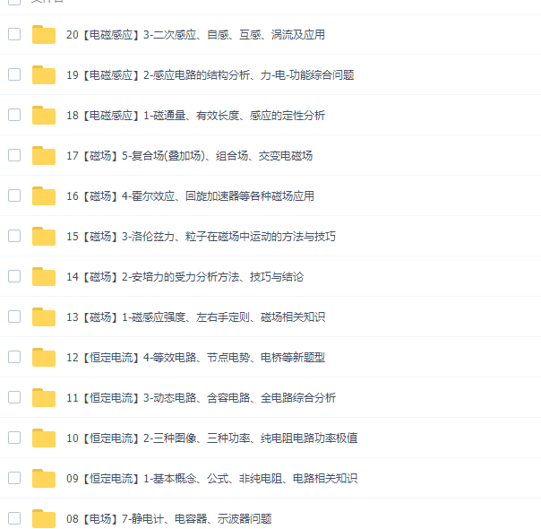 腾讯课堂坤哥物理2022届高考物理一轮复习暑秋联报暑秋班课程完结插图