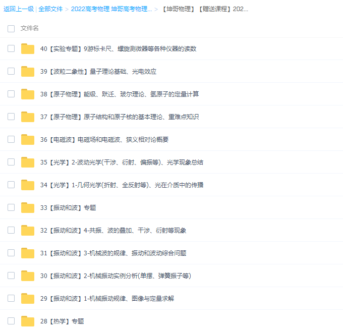 腾讯课堂坤哥物理2022届高考物理一轮复习暑秋联报暑秋班课程完结插图1