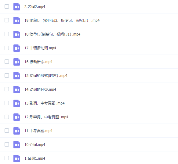 新东方张丹丹初中中考英语15天英语语法突破视频课程插图1 新东方张丹丹初中中考英语15天英语语法突破视频课程插图1