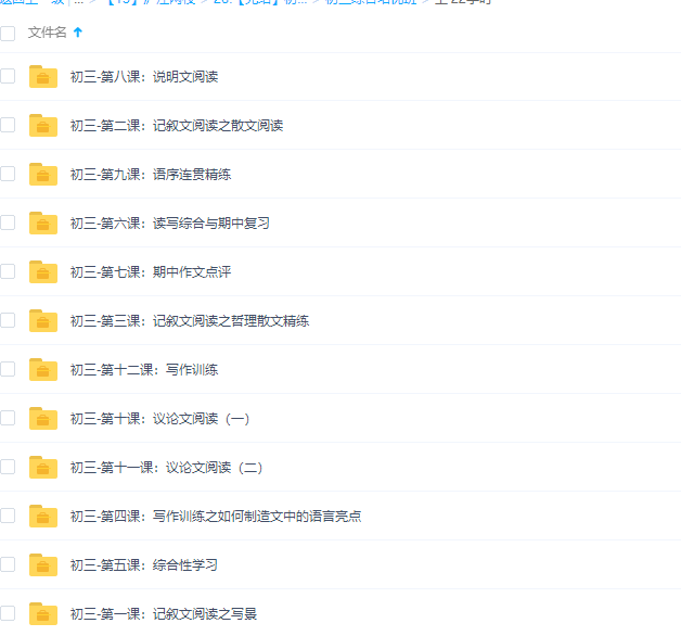 沪江网校初三语文(上)综合培优插图 沪江网校初三语文(上)综合培优插图