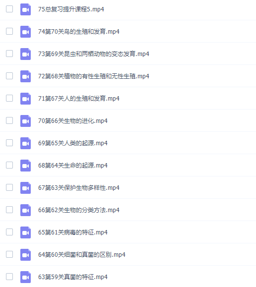 2020黄森生物中考复习课程完结插图2