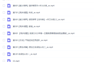 高途课堂高中英语王赞2022寒假高一英语寒假系统班8讲完结