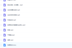 有道精品课初二物理姜牧暑期班高清视频课程完结