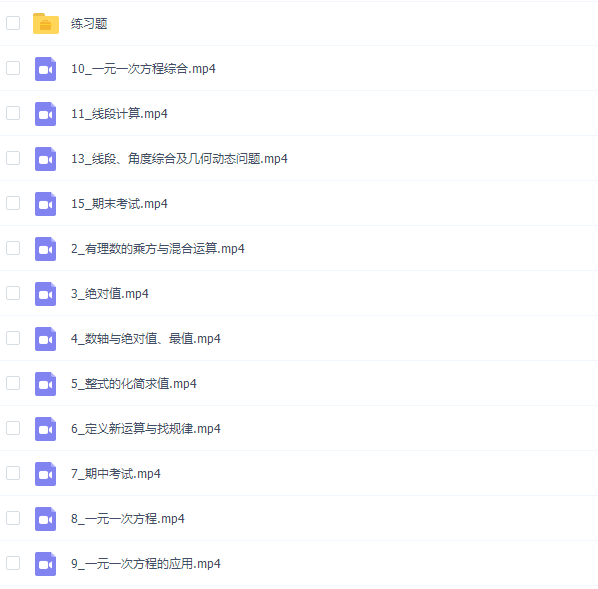 初中数学有道精品曹笑初一数学秋季提高班（全国版）视频课程完结插图2