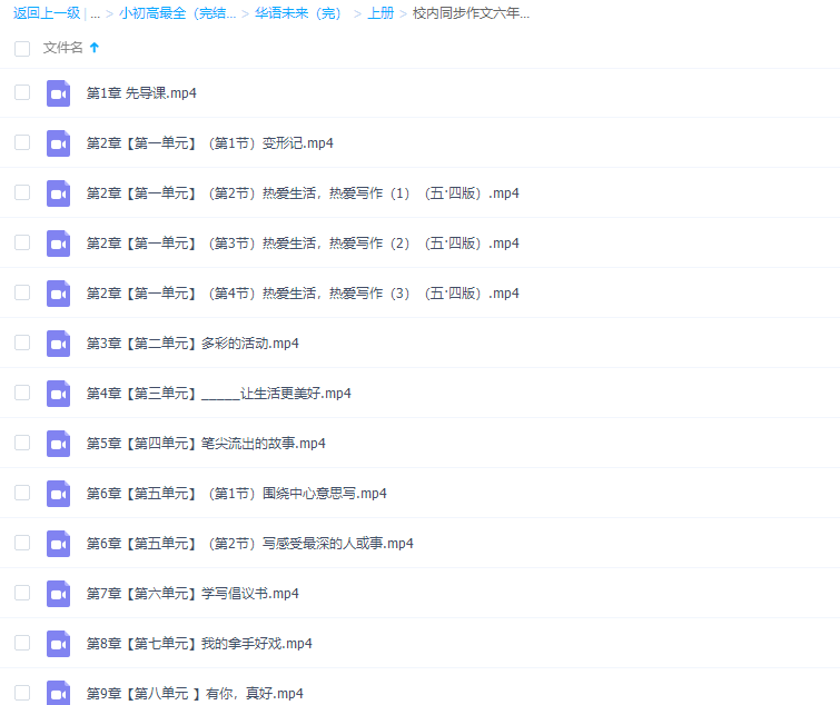 华语未来校内同步作文六年级上册视频课程插图 华语未来校内同步作文六年级上册视频课程插图