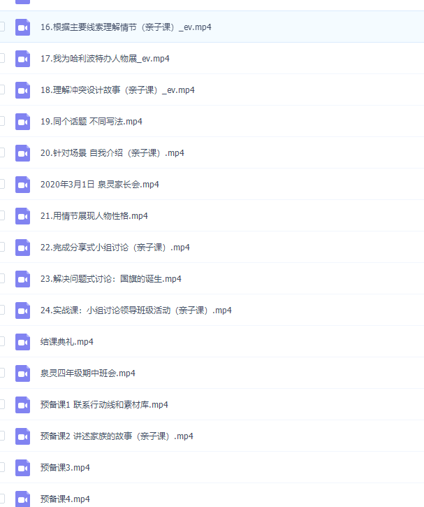 少年得到2020春季泉灵小学语文四年级下学前全套视频插图1 少年得到2020春季泉灵小学语文四年级下学前全套视频插图1