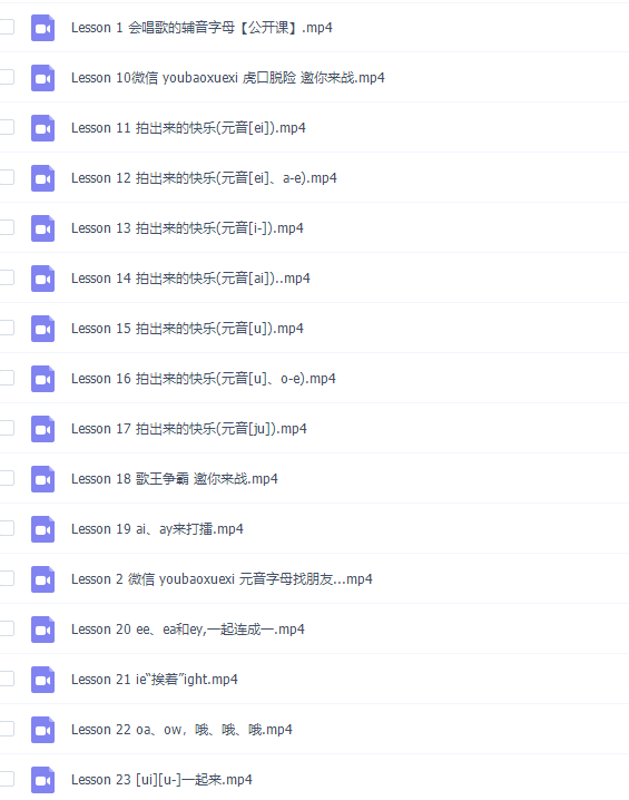 好芳法课堂:小学英语单词完结视频课程插图 好芳法课堂:小学英语单词完结视频课程插图