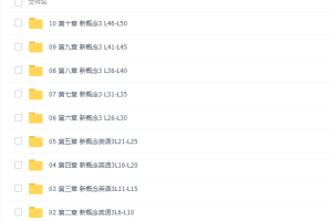 七天学堂爆笑新概念英语第三册视频课程