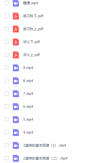 学而思陆巍巍高三生物2021年秋季目标A+班课程插图1