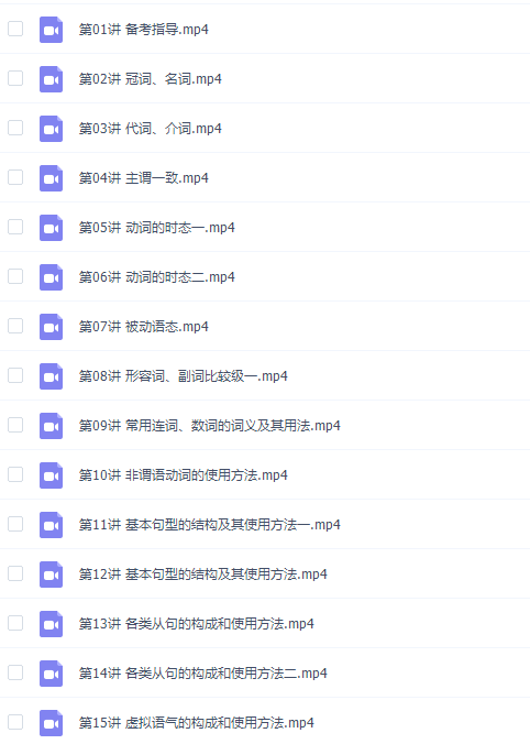 成人本科学士学位英语精讲班视频课程插图2