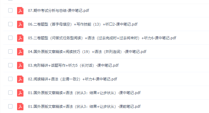 作业帮王凯皎初二英语2021春季冲顶班课程完结插图1