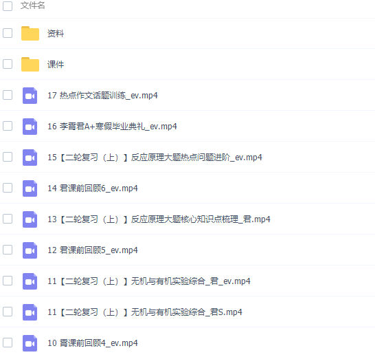 学而思李霄军2022届高考化学A+班二轮复习联报寒假班视频课程完结插图1 学而思李霄军2022届高考化学A+班二轮复习联报寒假班视频课程完结插图1