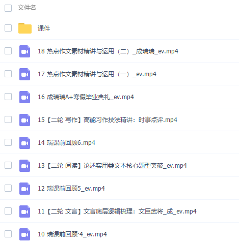 猿辅导成瑞瑞2022届高考语文二轮复习寒春联报寒假班视频课程完结插图2 猿辅导成瑞瑞2022届高考语文二轮复习寒春联报寒假班视频课程完结插图2