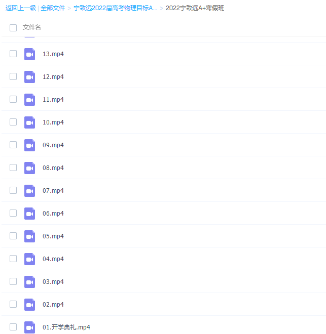 猿辅导宁致远2022届高考物理目标A+班二轮复习寒假班视频课程完结插图