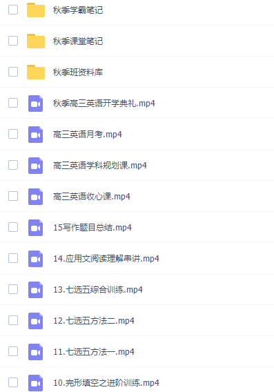 高途课堂徐磊高三英语2021年秋季班课程完结插图1