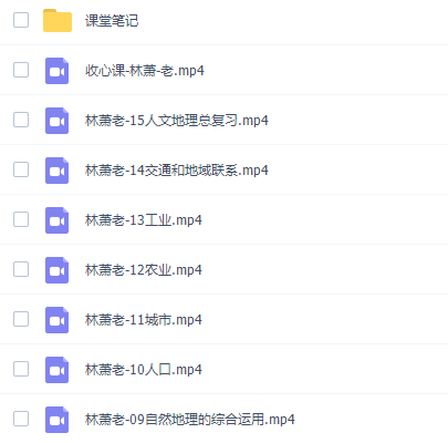 高途课堂林萧高三地理2021年秋季班老教材课程完结插图1