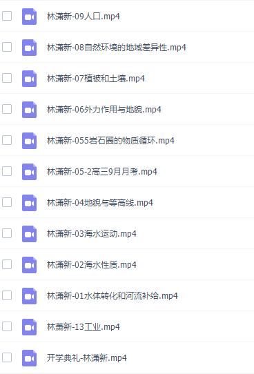 高途课堂林萧高三地理2021年秋季班新教材课程插图1