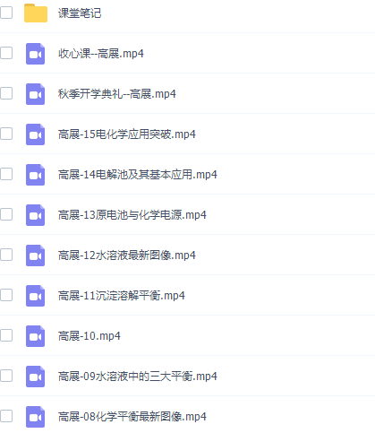 高途课堂高展高三化学2021年秋季班课程完结插图2