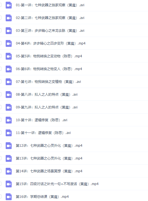 诸葛学堂思晨写作班一阶秋季课程16讲插图 诸葛学堂思晨写作班一阶秋季课程16讲插图
