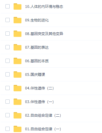 澜书院万猛2022年高考生物秋季班课程插图1