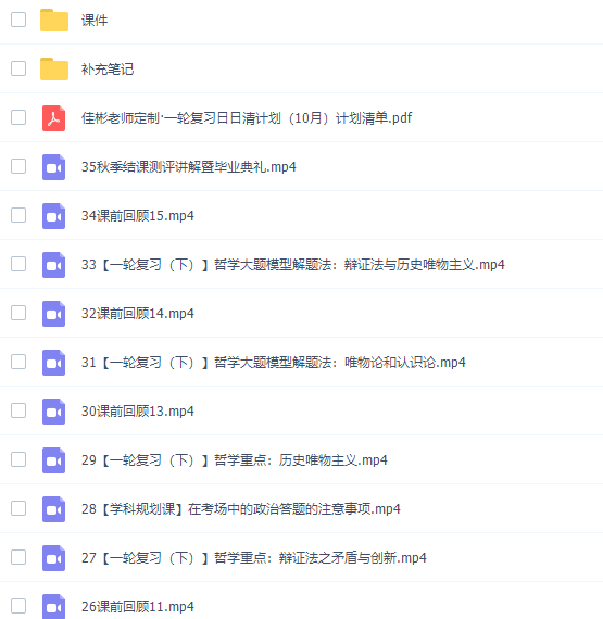 猿辅导刘佳彬高三政治2021年秋季旧教材班课程完结插图1