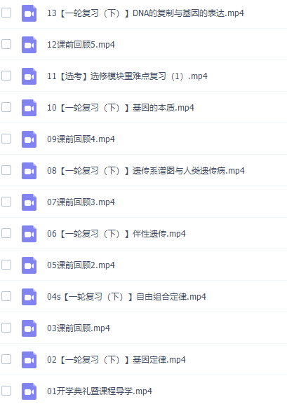 猿辅导张鹏高三生物课2021年秋季S班课程完结插图3 猿辅导张鹏高三生物课2021年秋季S班课程完结插图3