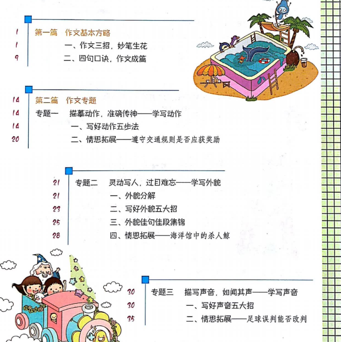 火龙教育小学作文新CES学习法课程插图