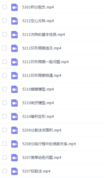 高斯数学五年级奥数看动画学五年级奥数课程插图1