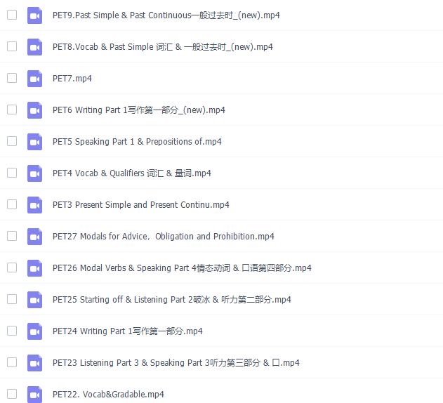 剑桥英语think入门级(剑桥PET英语精讲课)插图1 剑桥英语think入门级(剑桥PET英语精讲课)插图1