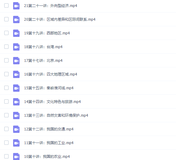 学科网中国地理杨晓松初一地理21讲全套(七年级微课堂)插图 学科网中国地理杨晓松初一地理21讲全套(七年级微课堂)插图