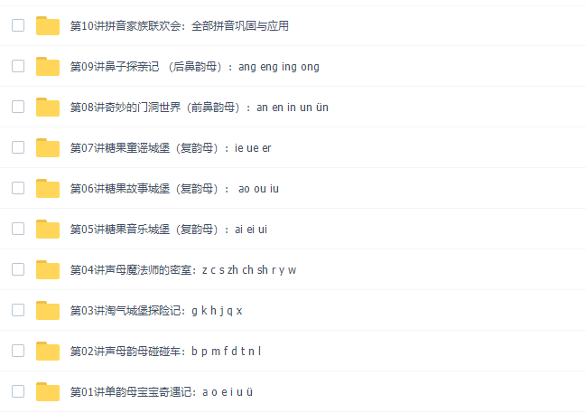 学而思杨惠涵秘拼音王国课程(10课时攻破必学拼音)插图 学而思杨惠涵秘拼音王国课程(10课时攻破必学拼音)插图