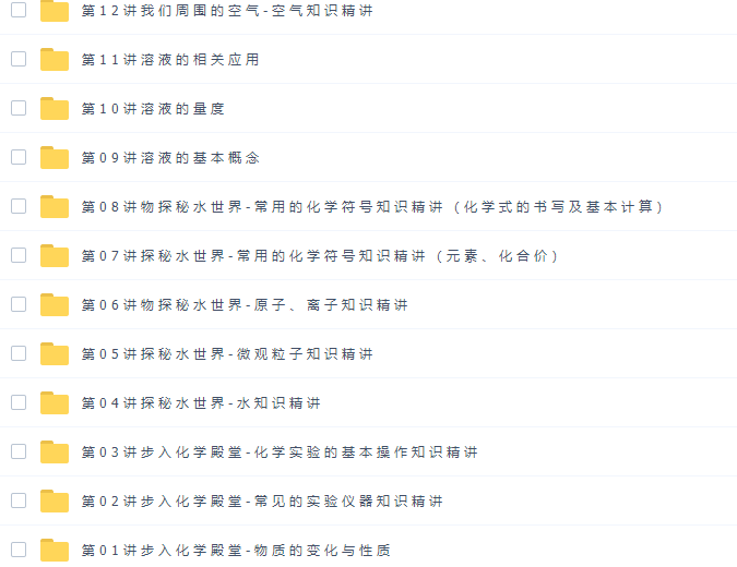 陈谭飞初三化学中考辅导直播班（步入化学殿堂）插图4