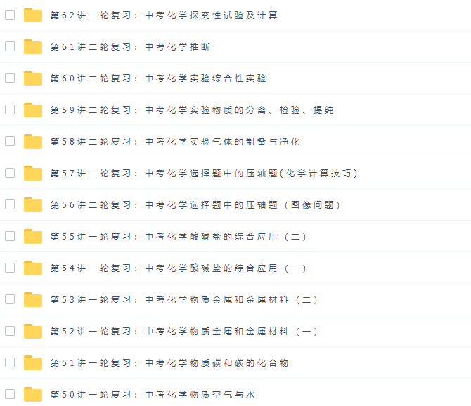 陈谭飞初三化学中考辅导直播班（步入化学殿堂）插图