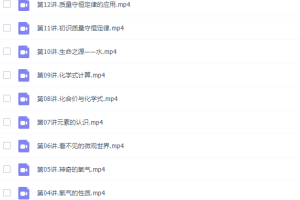 学而思初三化学陈谭飞菁英班（2020暑假全国版）